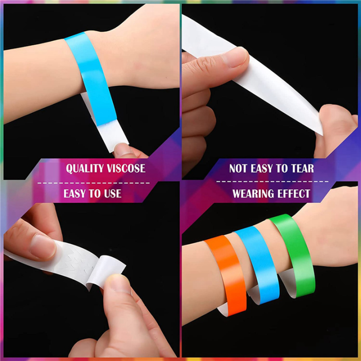 4800Pcs%20Waterproof%20Hand%20Bands%20Neon%20Wrist%20Bands%20for%20Events%20Concert%20Wristbands%20Adhesive%20Wristbands%20for%20-%20Image%206
