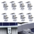 NCANRUI 8 Pieces 35Mm Solar Panel Bracket Are Adjustable, Solar Mounting, Trapezoidal Sheet for Roof, RV, Bed, Camping. 