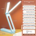High Quality Foldable Desktop Lamp Rechargeable Portable Reading Lamp Lightweight Adjustable Light Eye Protection Lamp. 