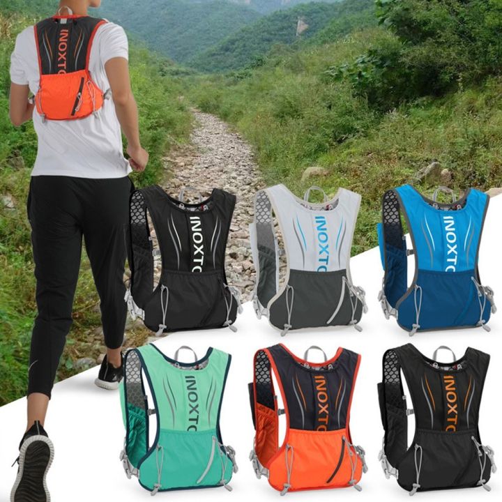 Adjustable Weighted Vest Woman Running Hydration Vest Backpack