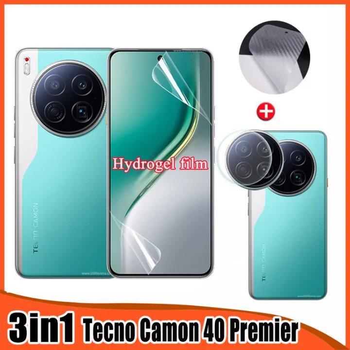 Tecno%20Camon%2040%20Premier%20Privacy%20Screen%20Soft%20Hydrogel%20Film%20For%20Tecno%20Camon%2040%20Pro%20Spark%20Go%201%202024%2030C%203in1%20Camera%20Lens%20Carbon%20Fiber%20Blck%20Film%20Screen%20Protector%20-%20Image%209