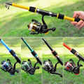 Spinning Fishing Rod 1.5m-1.8m Max Drag 5kg Telescopic Rod Long Throw Fishing Rod Cologo. 