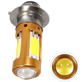4X H6M PX15D P15D LED Headlights Hi-Lo Beam Bulb for Motorbike Moped Light Lamp White 1500Lm 12-30V. 