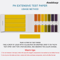 HaohuishopHot Selling PH Litmus Paper with Comparison Chart PH Indicator Test Strips Hot Selling Precision PH Test Papers Professional for Water Urine Soil. 