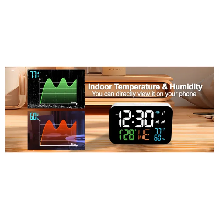 OUMERY%20Tuya%20WiFi%20Clock%20Calendar%20Intelligent%20Thermometer%20Hygrometer%20with%20Digital%20LED%20Display%20Support%20WIFI%20Auto-Calibration%20-%20Image%207