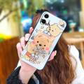 Glitter Quicksand Phone Case For Samsung Galaxy A07 Back Cover phone lens protection cute Fashion Design Rotatable stand. 