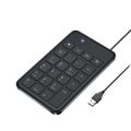 Mini Numeric Keypad Wired Lightweight Portable External Small Keyboard Financial Accounting No Switch Needed Laptop Small Keyboard. 