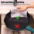 Pack of 10pc Multipurpose Wire Dishwashing Rags for Wet and Dry Stainless Steel Scrubber Non-Scratch Wire Dishcloth for Washing Dishes Sinks Counters Easy Rinsing Machine Washable. 
