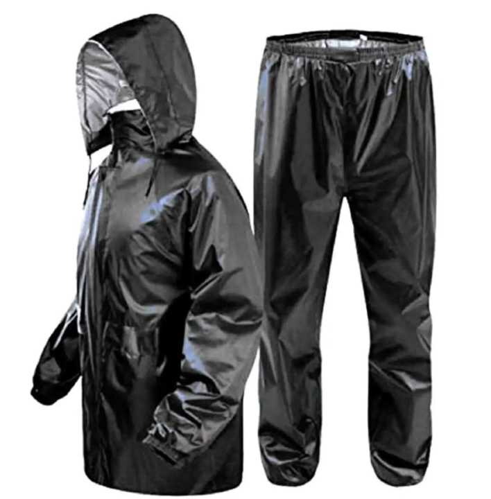 Men's%20Waterproof%20Bike/Scooter%20Solid%20Raincoat%20With%20jacket%20And%20Paints%20-%20Image%203