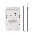(GGBR)-WiFi Temperature Switch with 2M Sensor Smart WiFi 20A Thermostat Temperature Switch Supports Voice Control. 
