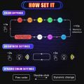 JAERBEE Mini USB LED Light, RGB Car LED Interior Lighting DC 5V, Laptop Keyboard Light Home Office Decoration Night Lamp. 