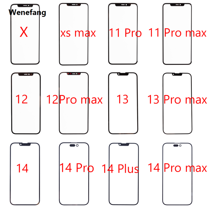 Wenefang%201pcs%20Front%20Screen%20Touch%20Glass+OCA%20For%20iPhone%20X%20XS%20XR%20Max%2011%20Pro%20Max%2012%2013%2014%20Mini%20Pro%20Touch%20Screen%20-%20Image%202