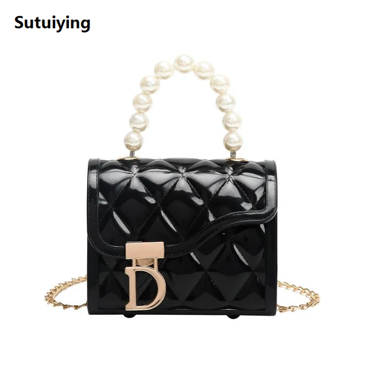 Sutuiying%20Women's%20bag%202024%20new%20trend%20fashion%20diamond%20embossed%20Luxury%20chain%20mini%20jelly%20square%20bag%20versatile%20pearl%20handbag%20-%20Image%205