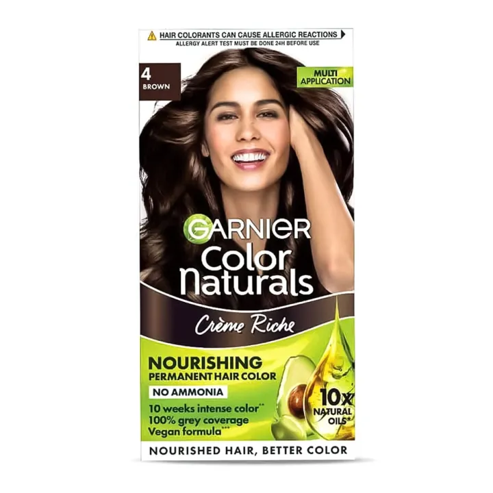 Garnier Color Naturals 4 Brown 70ml + 60g