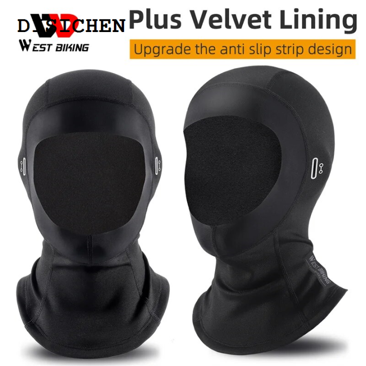 DISICHEN%20Fashion%20WEST%20BIKING%20Winter%20Headgear%20Climbing%20Hiking%20Fleece%20Thermal%20Keep%20Warm%20Helmet%20Liner%20Windproof%20Cycling%20Face%20Balaclava%20Fishing%20Hat%20-%20Image%203
