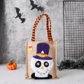 Trendiq Halloween Party Favor Large Halloween Candy Tote Bag with Pumpkin Witch Ghost Print Reusable Trick or Treat Bag for Bat Shaped. 