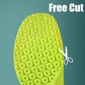 1Pair Sports Insoles Cuttable High Elastic Soft Breathable Shock Absorption Sneakers Shoe Pads. 