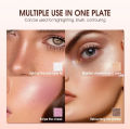 O.TWO.O Highlighter And Blush Palette Makeup Cosmetics for Women. 