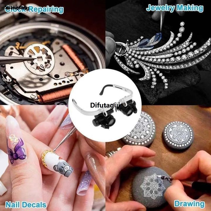Difutagui%20Wenefang%20Sutuiying%202XLED%20Watch%20Jeweler%20Repair%20Magnifier%20Head-Mounted%20Headband%20Bargain%20Luxury%20price%20Adjustable%20New%20Magnifying%20Head%20Eye%20Glasses%20Loupe%20Lens%208X%2015X%2023X%20-%20Image%206