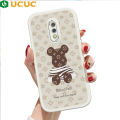 UCUC for Realme X / OPPO K3 Back Cover Creative Print Bear Soft PU Leather Phone Cases. 