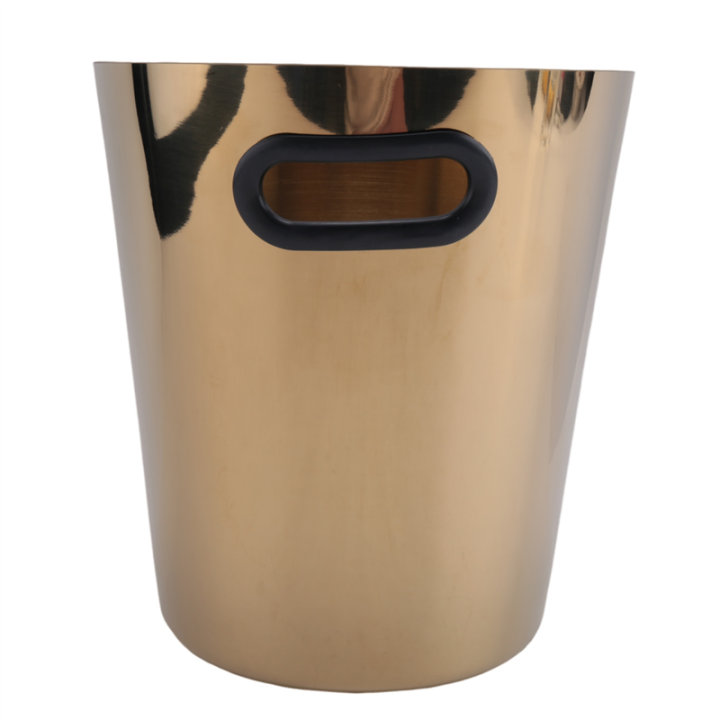 Stainless Steel Champagne Bucket Household Beer Bucket Bar KTV Commercial Ice Bucket Wine and Wine Bucket, Gold