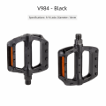 1 Pair Classic Black Silver Bicycle Pedals 1/2 Axis 9/16 Axis Foot Plat Left&Right Anti-slip Cycling Accessories MTB Road Bike. 