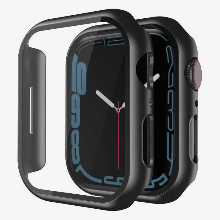 Apple Watch Series 7  45mm Case with Screen Protector,Hard PC Bumper Cover for Men Women Sports Protective Case