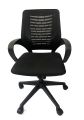 Black Solid Office Revolving Chair HIK-898A. 