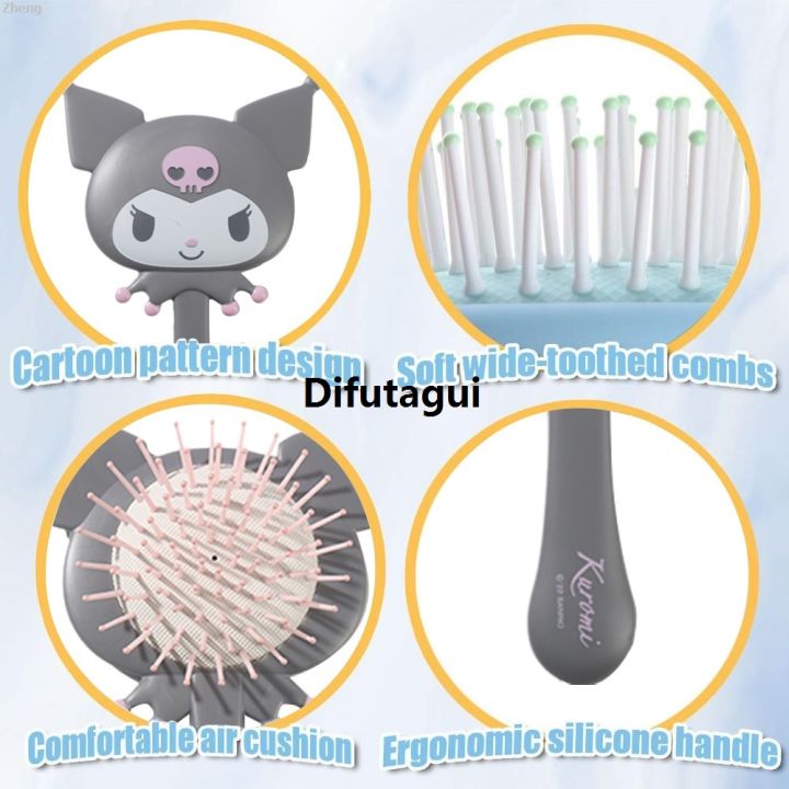 Difutagui%20Zheng%20Hair%20Comb%20Travel%20Mini%20Press%20Styling%20Tie-Free%20Portable%20Miniso%20High%20Hot%20Selling%20Quality%20Kuromi%20Hairbrush%20Head%20Massage%20Mirror%20Airbag%20Hair%20Brush%20-%20Image%203