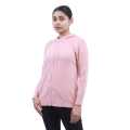 Pink Solid Hoodie For Women (SK-88). 