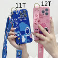 Stitch Phone Case Redmi Note 9 9 4G 9 5G 9 Pro 4G 9 Pro 5G 9 Pro Max 9S 9T Phone Casing Cartoon Stitch Wristband Lanyard Strap Silicone Shockproof Phone Cover. 