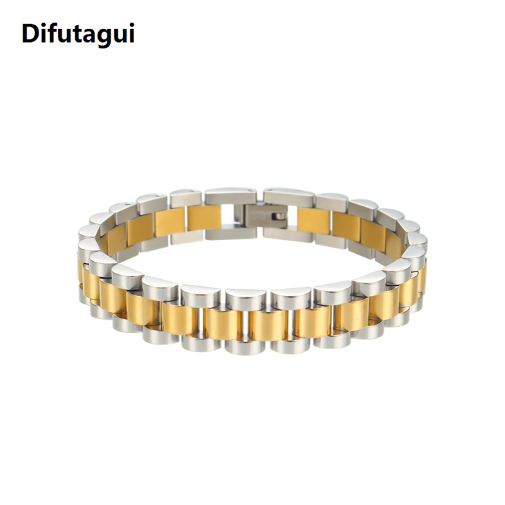 Difutagui%20E.B.belle%20Tarnish%20Free%20Stainless%20Steel%20Gold%20Plated%20Detachable%20Wristbands%20Bracelets%20Bangles%20For%20Women%20Men%20Gold%20Wrap%20Bracelets%20-%20Image%202