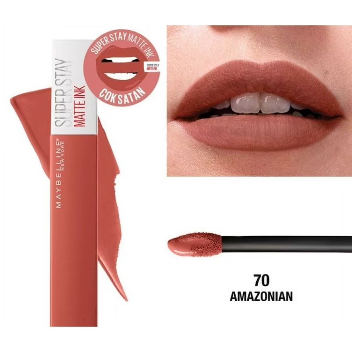 Maybelline Super Stay Matte Ink Liquid Lipstick 70 Amazonian - 5ml