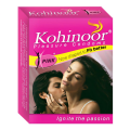 Durex Kohinoor Pink - 3 Condoms | Small Size 170mm / 49±2mm For Secure Snug Fit. 