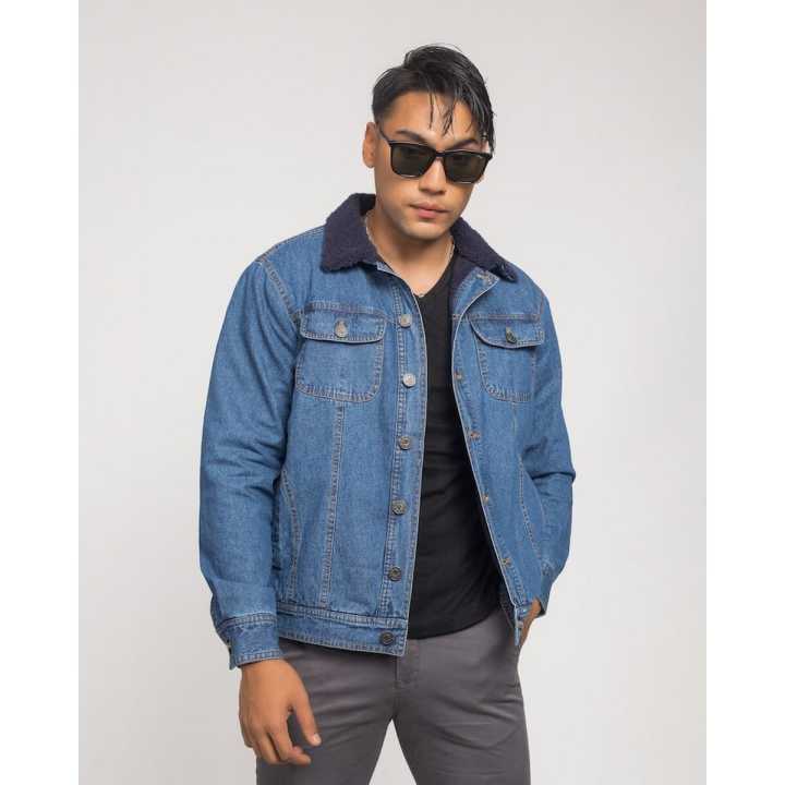 LOGO Men's Denim Jacket
