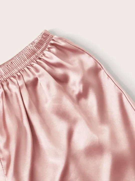 Contrast%20Binding%20Lapel%20Neck%20Pajama%20Set%20For%20Girls%20-%20Image%204