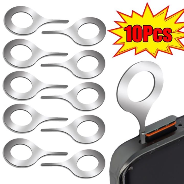 1-10Pcs Universal Anti-Lost Card Remover SIM Card Tray Eject Pin for IPhone 15 14 IPad Samsung Galaxy Phone Eject Tool