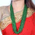 Green Pote Mala (Beads  Necklace  For Women. 