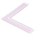 JAERBEE Sewing Measure Rulers 90-Degree L Shape Square Ruler Metric and Imperial Clothing Ruler Tailor Craft Tool. 