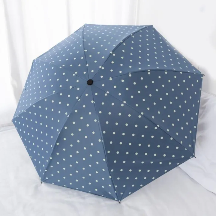 Portable%20Automatic/Manual%20Polka%20Dot%20Umbrella%20Black%20Coated%20UV%20Protection%20Dual%20Use%20Umbrella%20Folding%20Lightweight%20Rain%20Umbrella%20Summer%20-%20Image%208