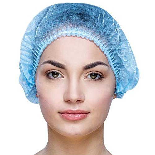90Pcs Hair Nets Chef Hats Bouffant Caps,Food Service Kitchen Baker