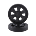 Luggage Wheel Replacement Wear Resistant PU Caster Suitcase 60X11mm Luggage Wheel 8mm Double Wheel. 