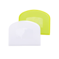 2 Pieces Dough Scraper Bowl Scraper Food-Safe Plastic Dough Cutter Flexible Plastic Scraper Practical Bench Scraper. 