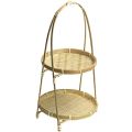 (GGBR) Bamboo Weaving Wicker Baskets Dish Handmade Home Decoration Storage Fruit Bread Food for Kitchen Organizer Panier Osier. 