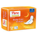 Pure Body Care All Night Sanitary Pads, 320mm, 6 Pads. 