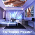 HY320 4K Android 13 Projector | Native 1080P | 390 ANSI Lumen | Wi‑Fi 6 & BT 5.0 | Portable Cinema Experience. 