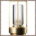 1 Piece Rechargeable Crystal Lamp Bedside Table Bedroom Led Touch Table Lamp Gold. 