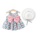 2022 Baby Girl Korean Version New Skirt Girls Fashionable Thin Children's Clothing Summer 4 Princess 3-year-old dress on behalf of the hair. 