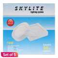 Skylite LED 18 Watt ConceaLED Square Panel Light Set Of 5. 