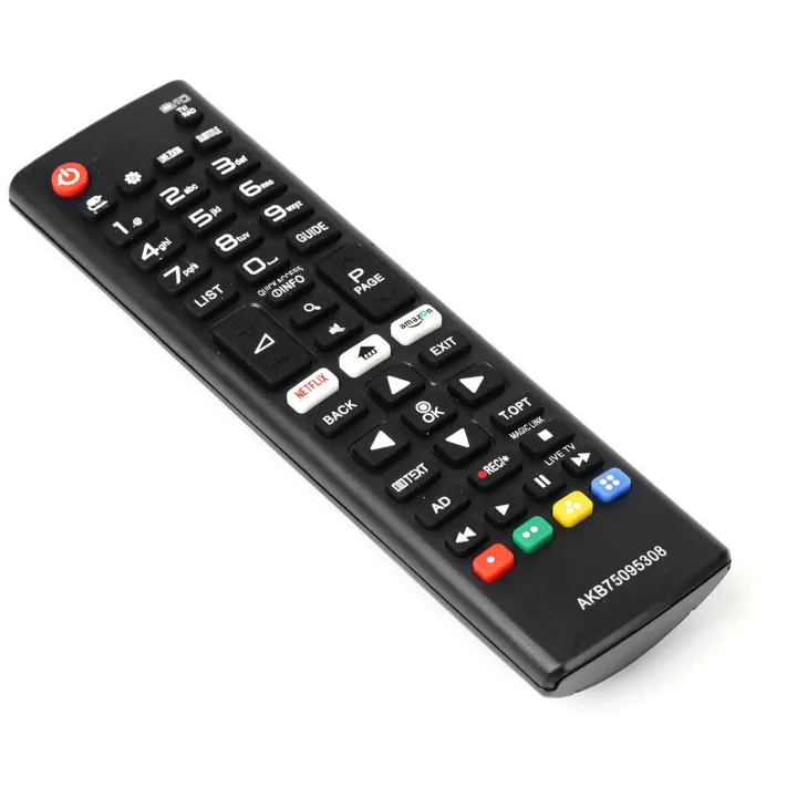 3X%20AKB75095308%20Smart%20TV%20Remote%20Control%20English%20Replacement%20for%20HD%20Smart%20TV%20-%20Image%203